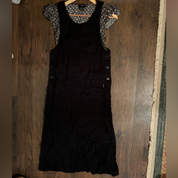 ❤️black vintage coverall babydoll dress - Picture 3 of 4